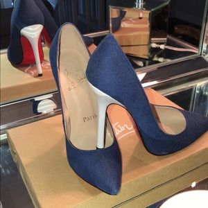 Denim Pumps (worn twice, inside)